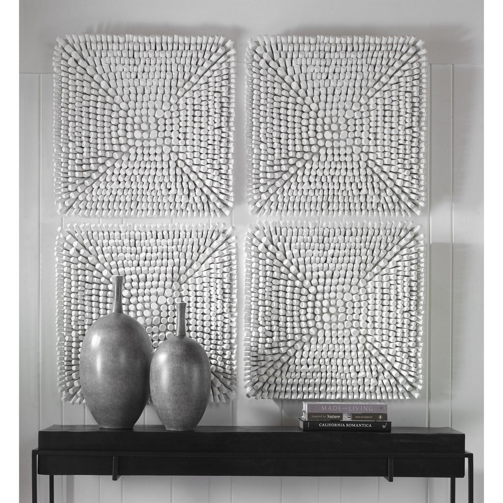 Uttermost - 04322 - Wall Panel - Portside - Matte White