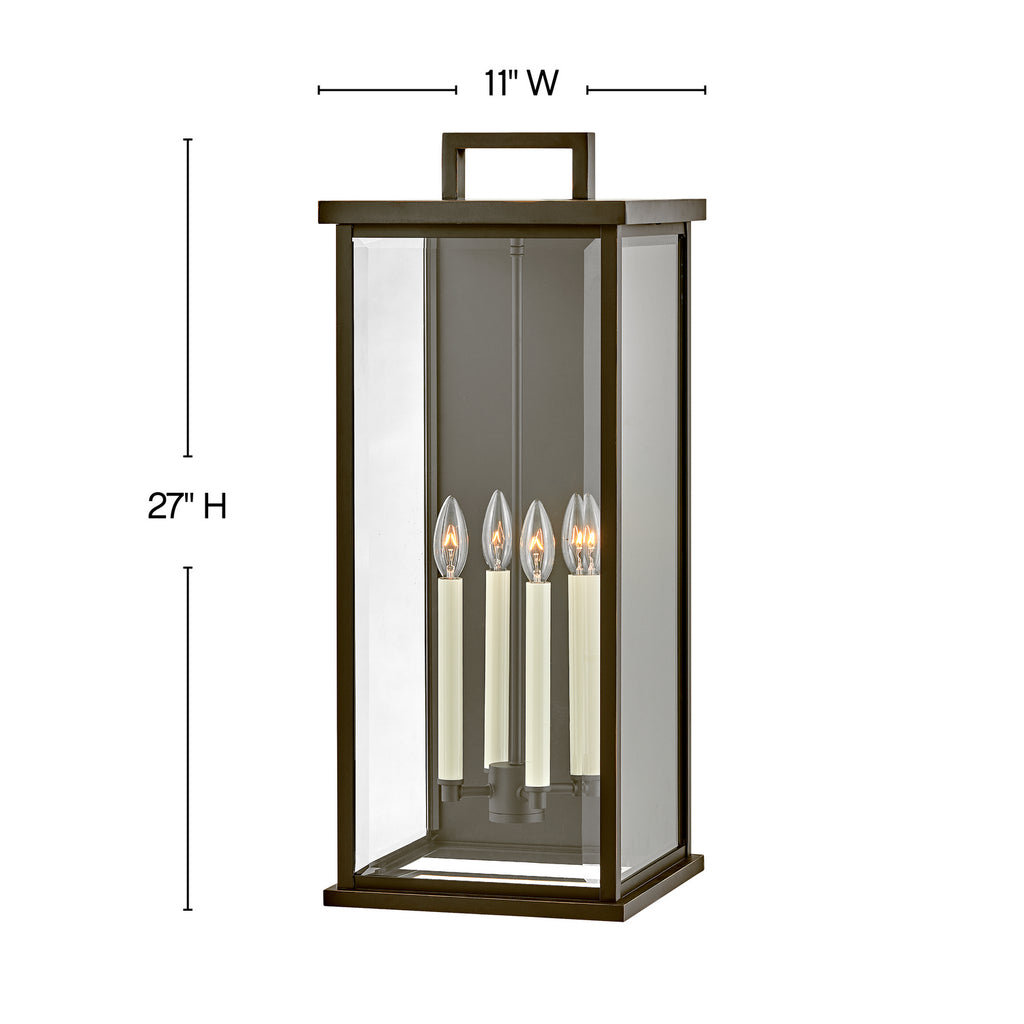 Hinkley - 20018OZ - LED Wall Mount - Weymouth - Oil Rubbed Bronze