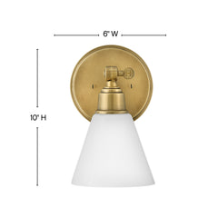 Hinkley - 51180HB - LED Vanity - Arti - Heritage Brass