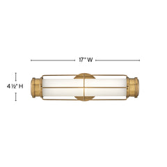 Hinkley - 54300HB - LED Wall Sconce - Saylor - Heritage Brass