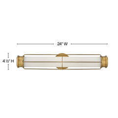 Hinkley - 54302HB - LED Wall Sconce - Saylor - Heritage Brass