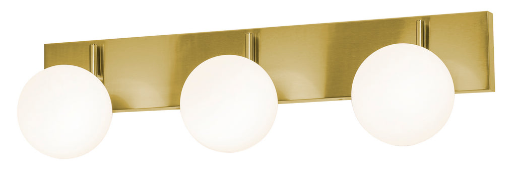 AFX Lighting - METV3008L30D1SB - LED Vanity - Metropolitan - Satin Brass