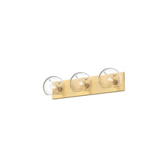 Alora - VL548322BGCL - Three Light Bathroom Fixtures - Willow - Brushed Gold