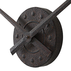 Uttermost - 06463 - Wall Clock - Storehouse - Rustic, Textured Rust Bronze