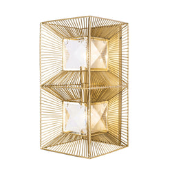 Varaluz - 366W02FG - Two Light Wall Sconce - Arcade - French Gold