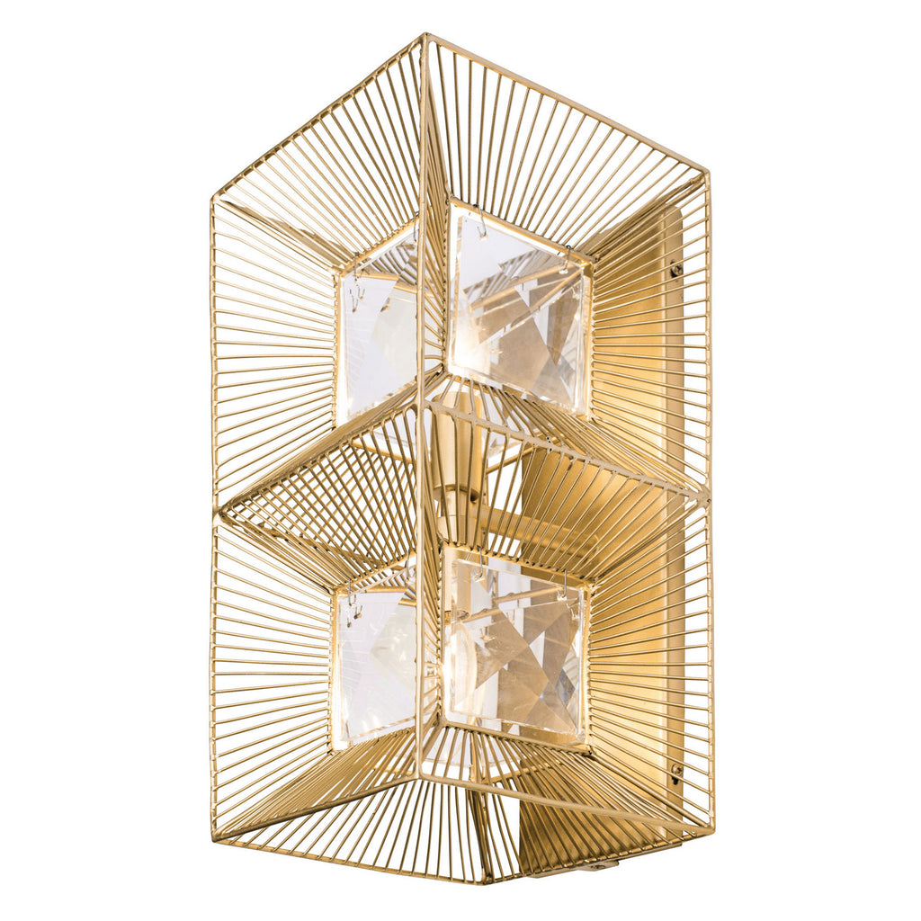 Varaluz - 366W02FG - Two Light Wall Sconce - Arcade - French Gold