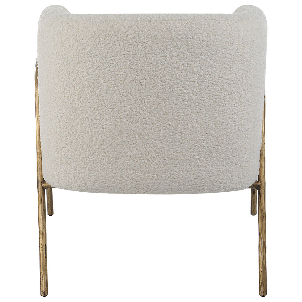 Uttermost - 23686 - Accent Chair - Jacobsen - Aged Gold