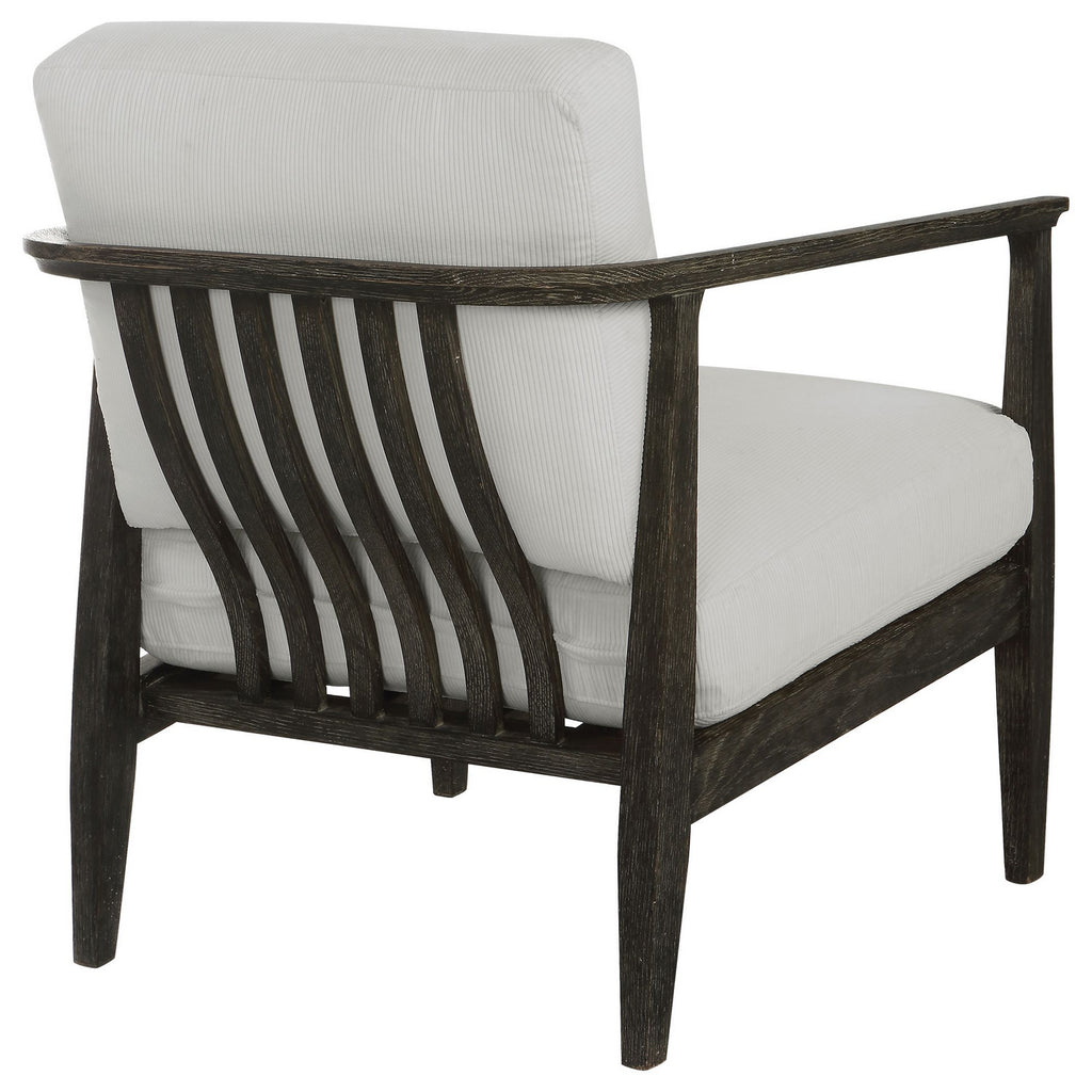 Uttermost - 23696 - Accent Chair - Brunei - Solid Oak Wood