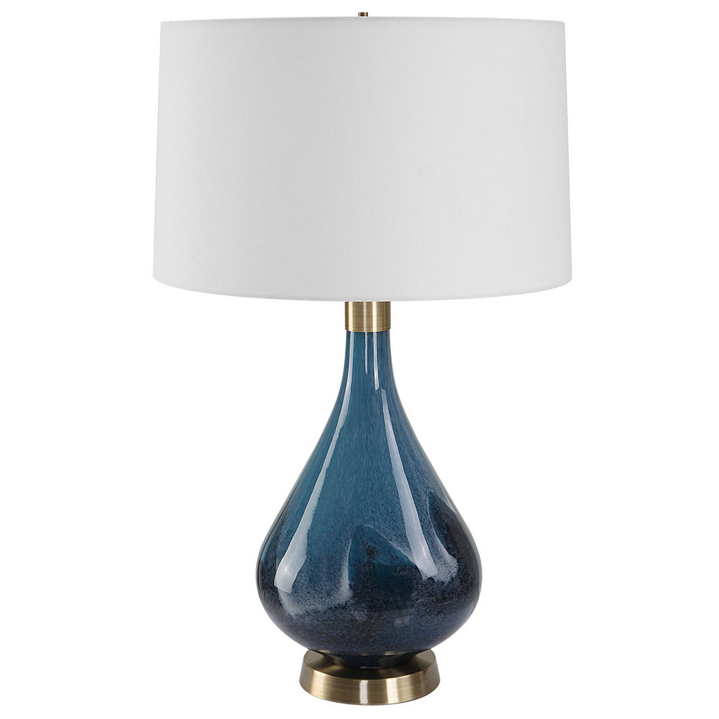 Uttermost - 30098 - One Light Table Lamp - Riviera - Antique Brass
