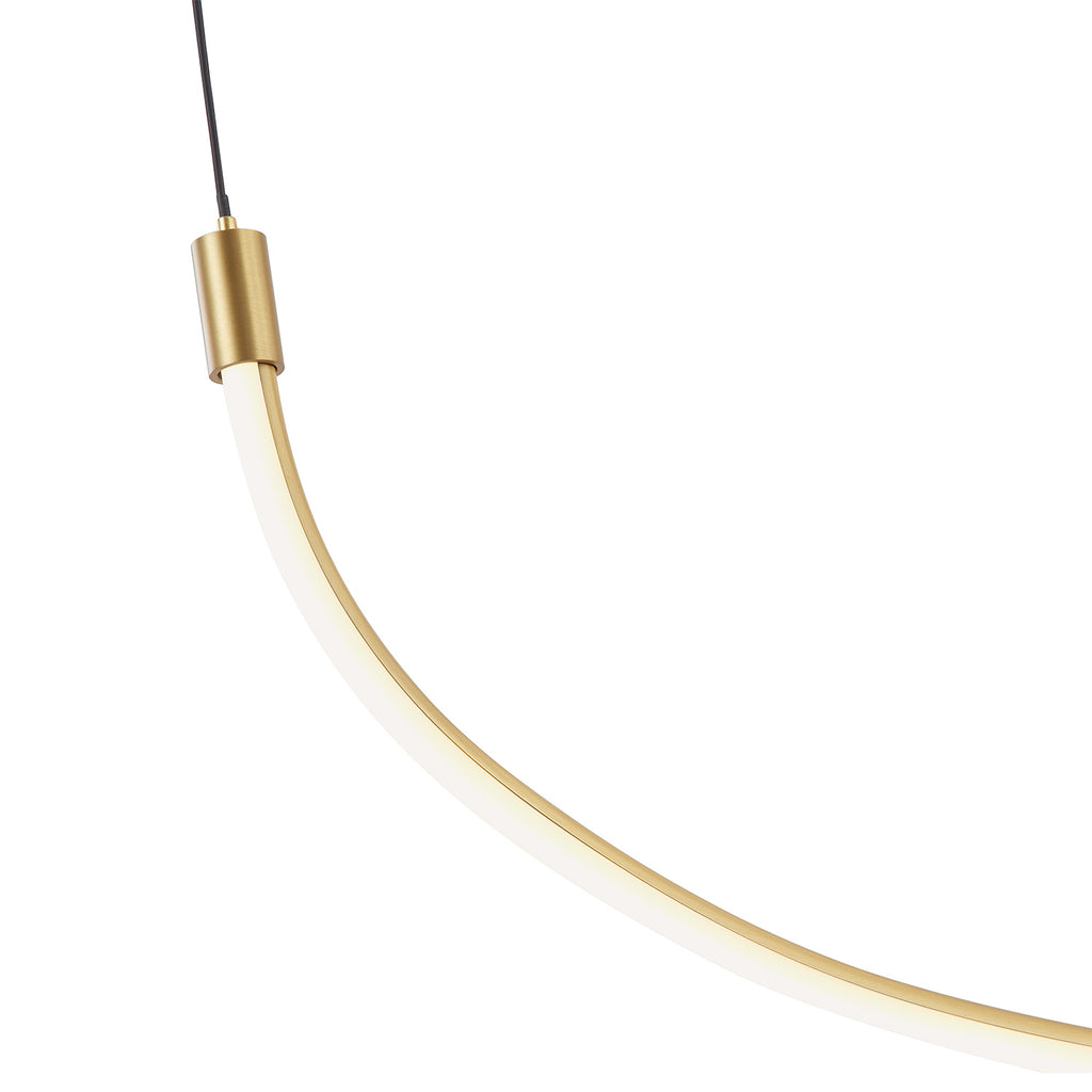 Kuzco Lighting - LP89036-BG - LED Pendant - Talis - Black|Brushed Gold|Brushed Nickel