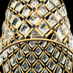 Varaluz - 345P01FGMB - One Light Pendant - Windsor - French Gold/Matte Black