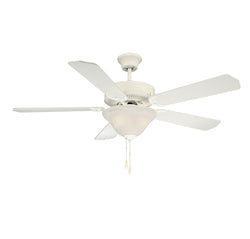 Savoy House - 52-ECM-5RV-WH - 52"Ceiling Fan - First Value - White