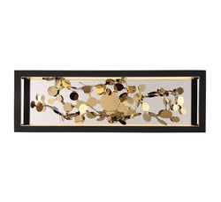 Lib & Co. - 10110-02 - LED Wall Mount - Terlizzi - Matte Black with Gold Accent