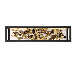 Lib & Co. - 10111-02 - LED Wall Mount - Terlizzi - Matte Black with Gold Accent