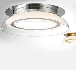 Lib & Co. - 10155-07 - LED Ceiling Mount - Pescara - Plated Brushed Gold