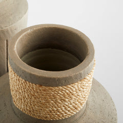 Cyan - 11555 - Vase - Matt Grey