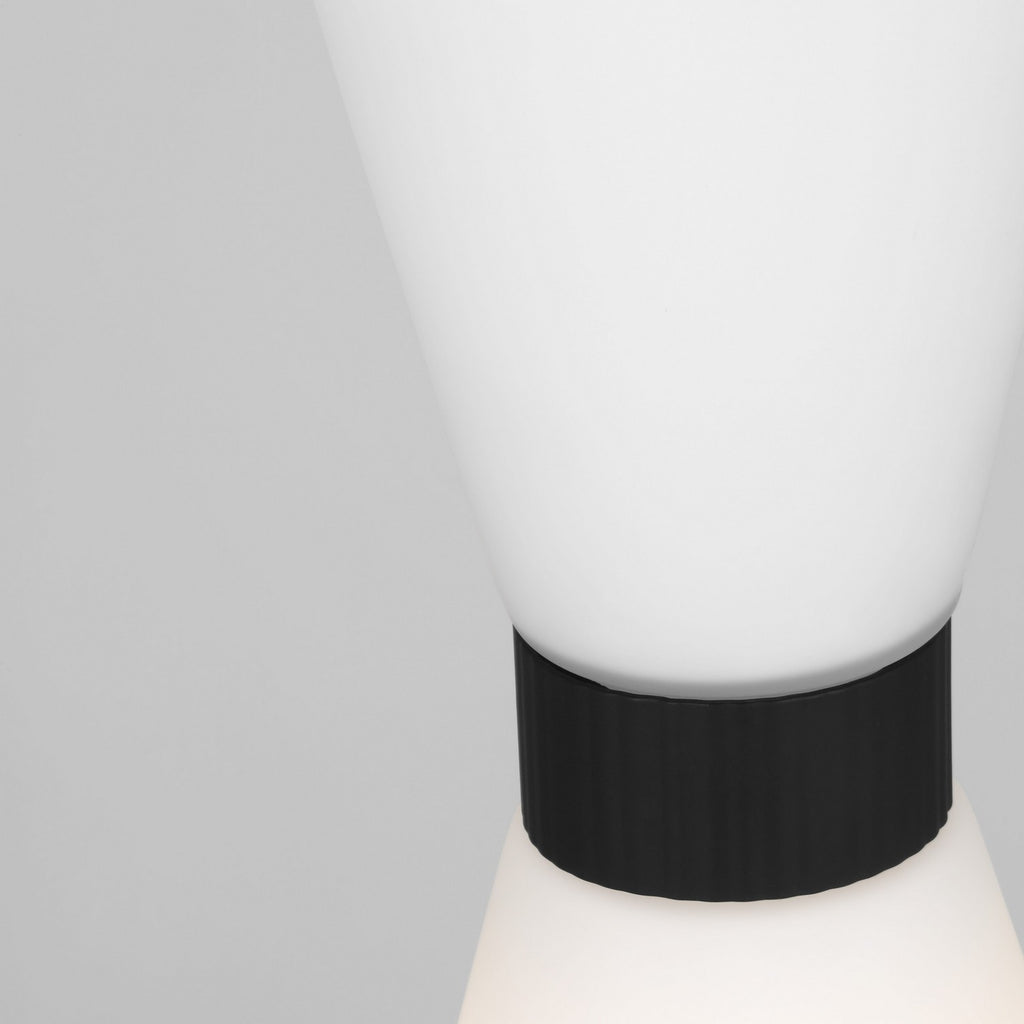 Visual Comfort Studio - DJP1101MBK - One Light Pendant - Belcarra - Midnight Black